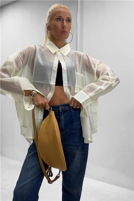 Camicia semi trasparente RAINBOW